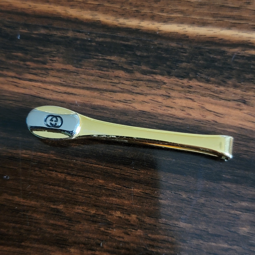Vintage Gucci GG Tie Clip
